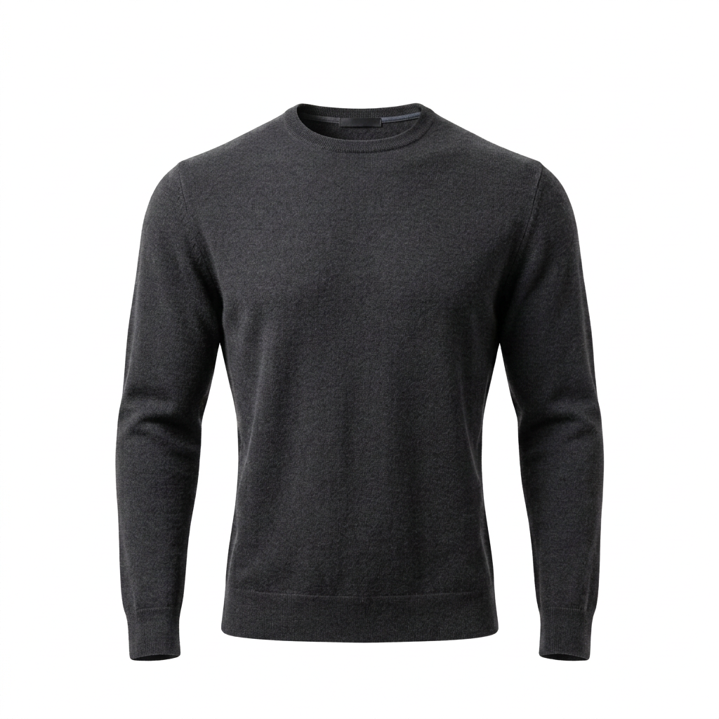 PANZERBOJAREN – Herren-Wollpullover ohne Kragen