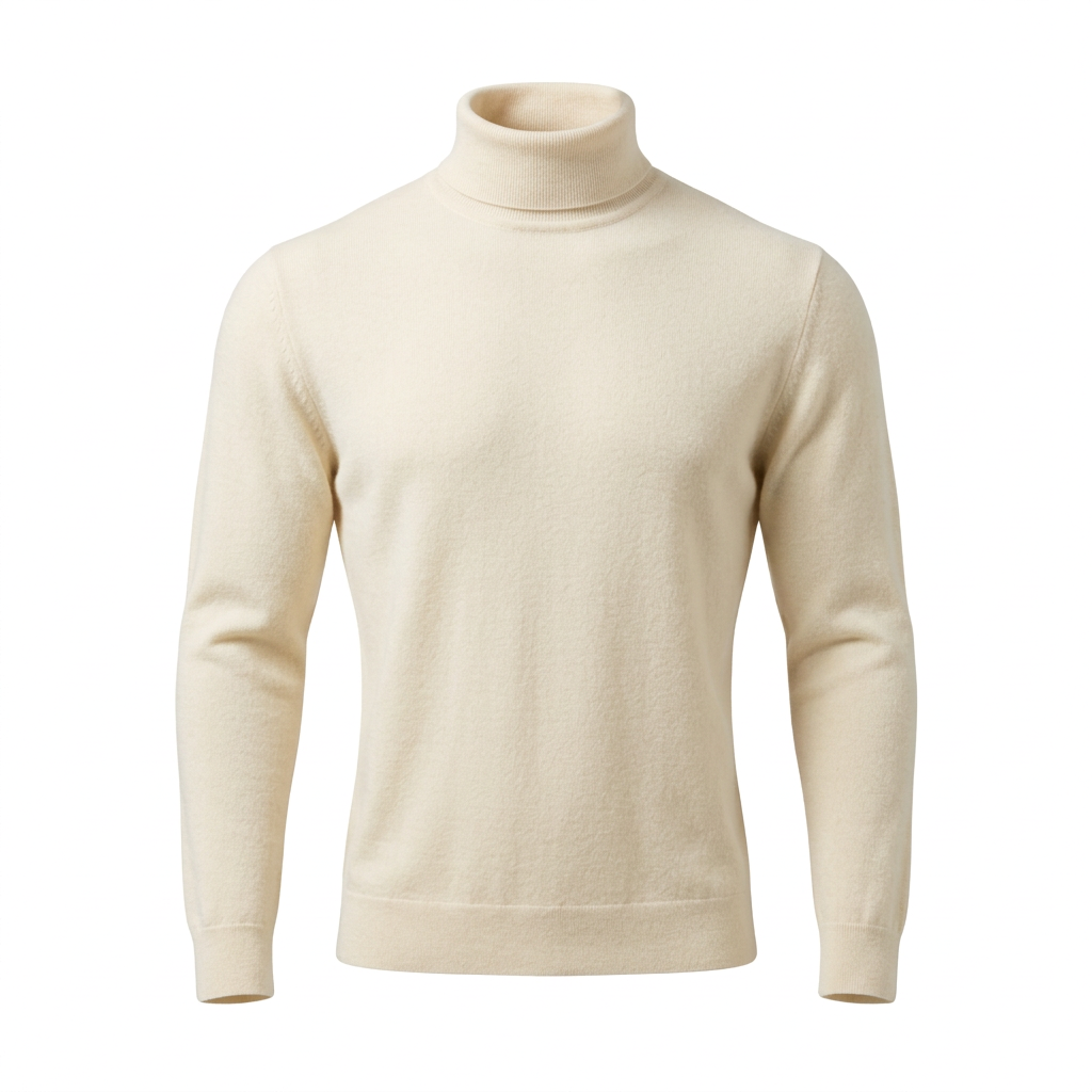 PANZERBOJAREN – Herren-Wollpullover mit hohem Kragen