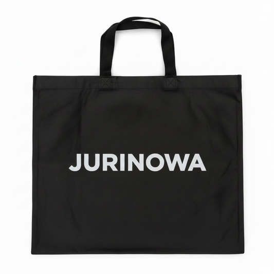 JURINOWA Black Waterproof Tote Bag