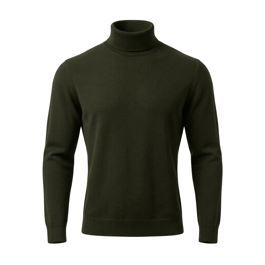 PANZERBOJAREN – Herren-Wollpullover mit hohem Kragen